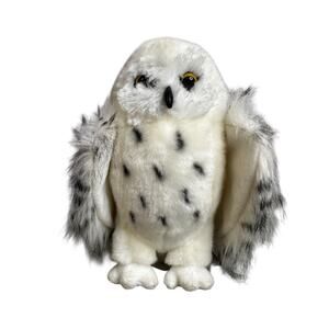 Douglas Wizard Snowy Owl Plush Stuffed Bird 8" White Cuddle Toys 2017